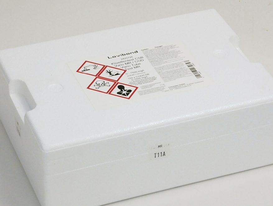 Sealed Lovibond COD Vario tube test box showing the product label and catalogue number 2420725